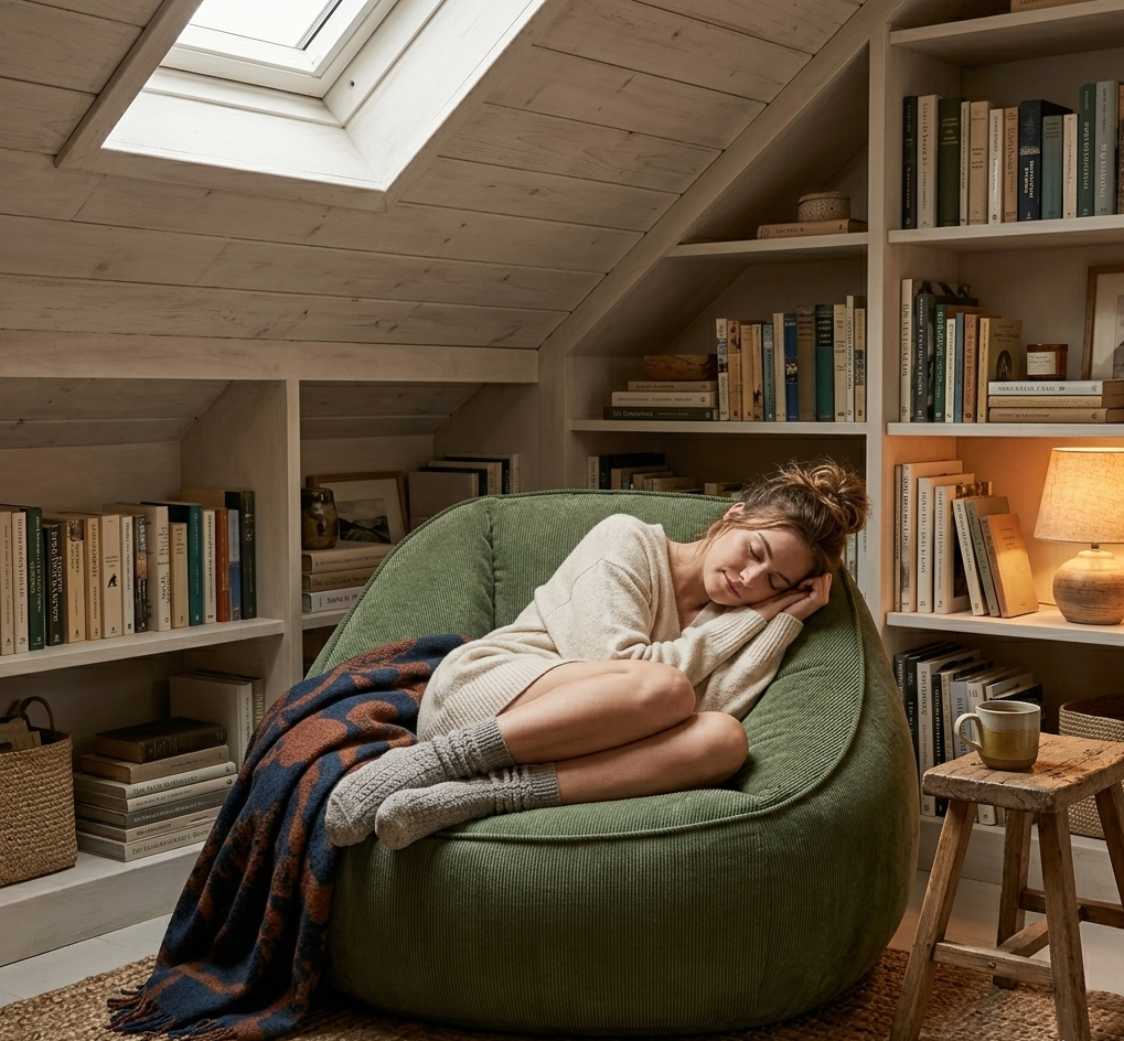 Pouf en velours côtelé MyPouf