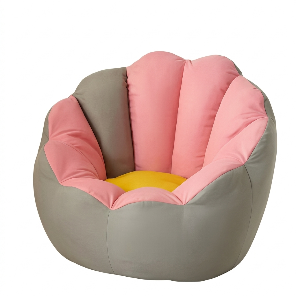 Pouf moderne en tissu style vintage MyPouf