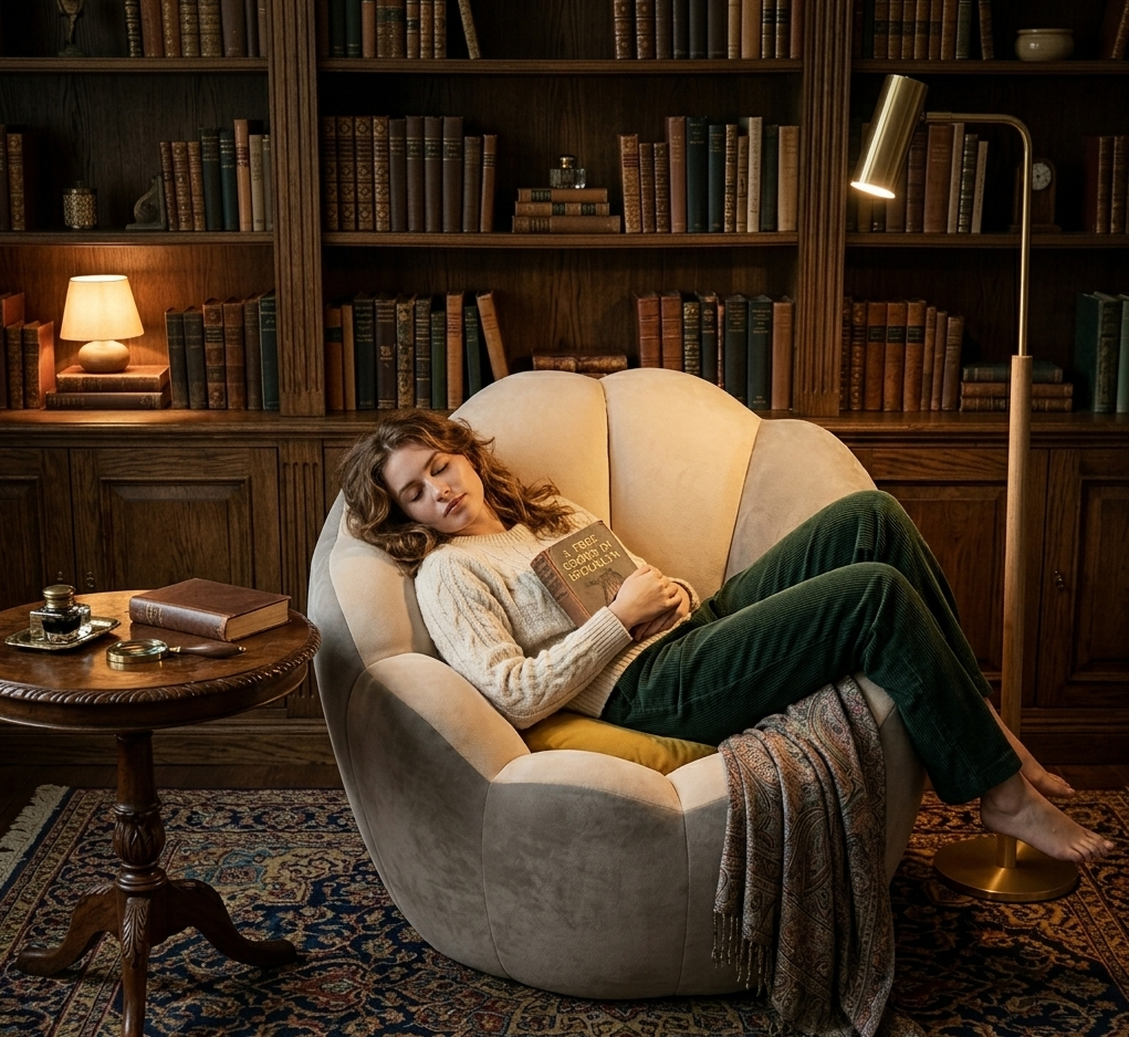 Pouf moderne en tissu style vintage MyPouf