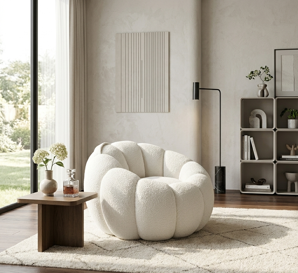 Pouf en tissu siège d’appoint - MyPouf