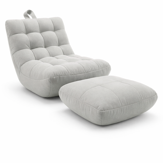 Poufs chaise avec repose-pieds MyPouf