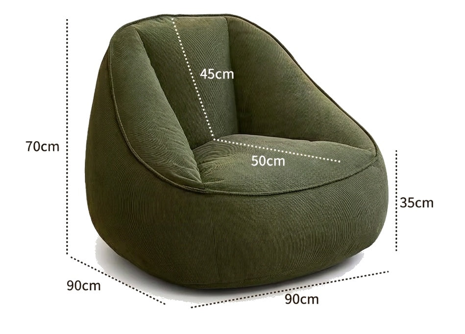 Pouf en velours côtelé MyPouf