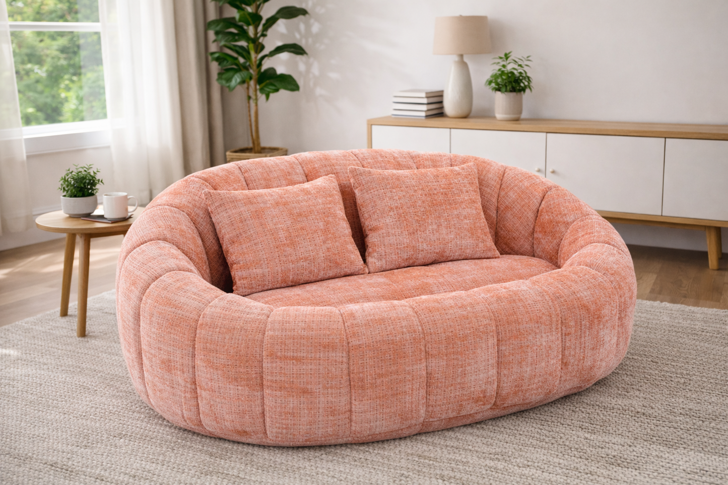 Canapé pouf lounge modulable intérieur – Siège d’appoint textile MyPouf
