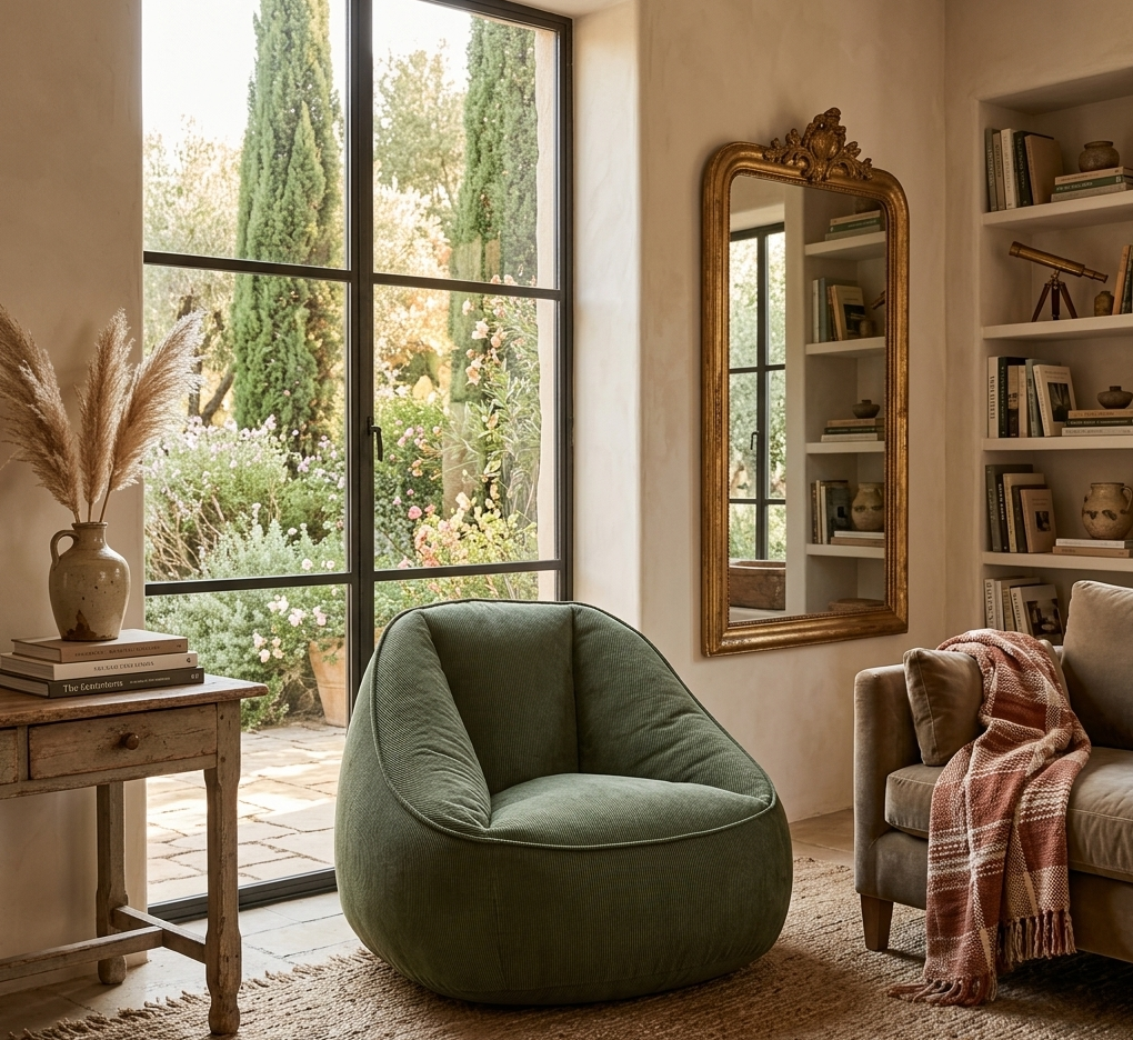 Pouf en velours côtelé MyPouf