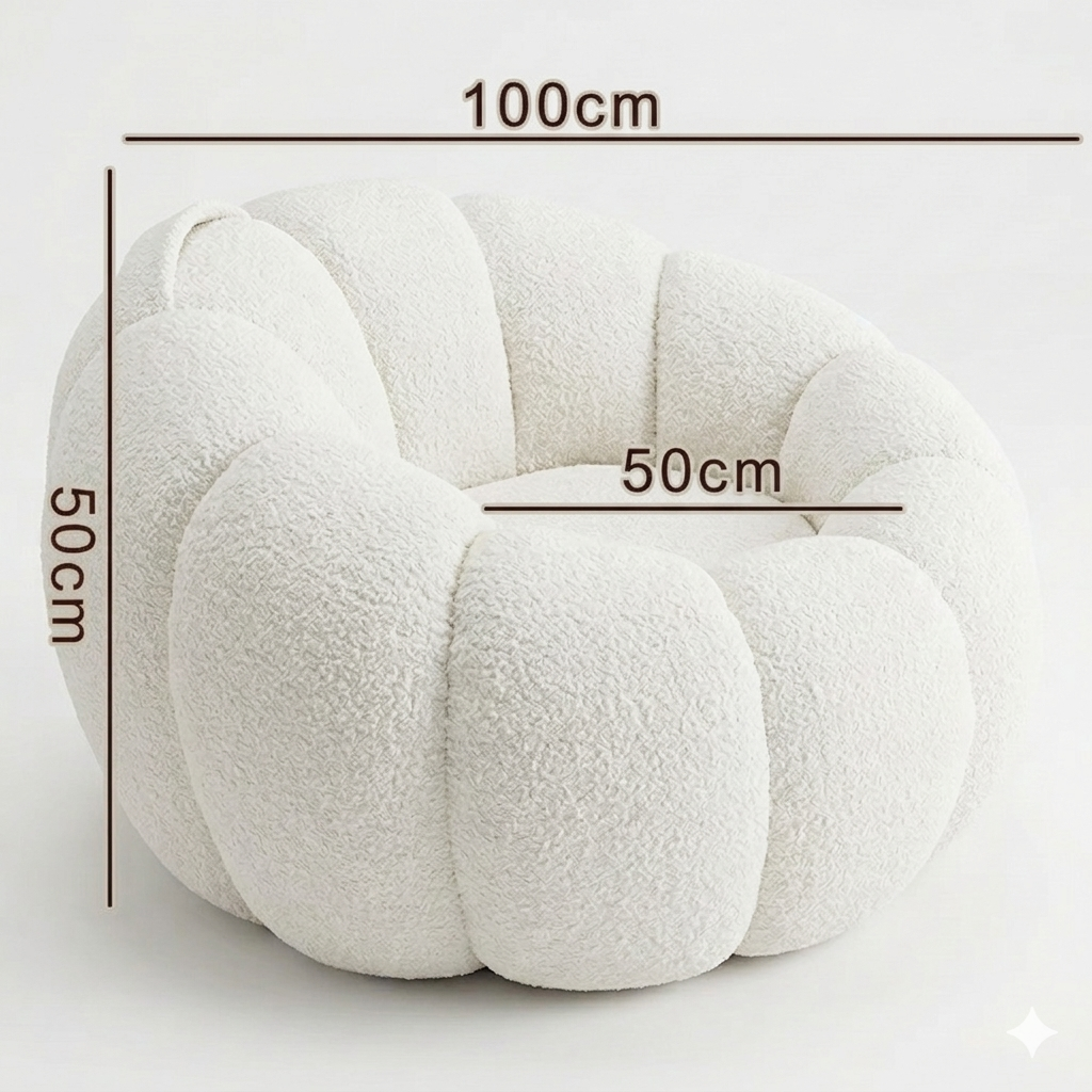 Pouf en tissu siège d’appoint - MyPouf