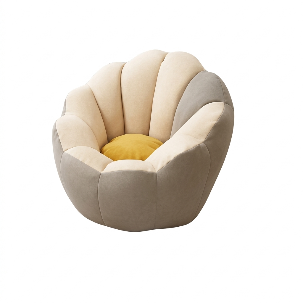 Pouf moderne en tissu style vintage MyPouf