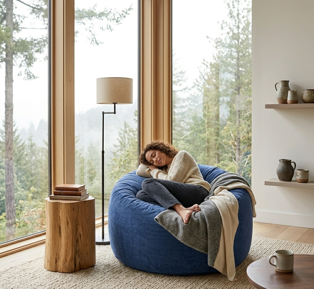 Pouf géant MyPouf en velours