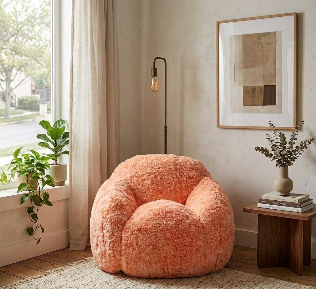Fauteuil pouf accoudoirs - MyPouf