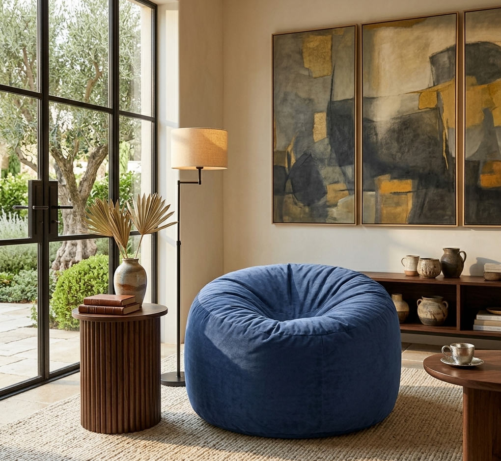 Pouf géant MyPouf en velours